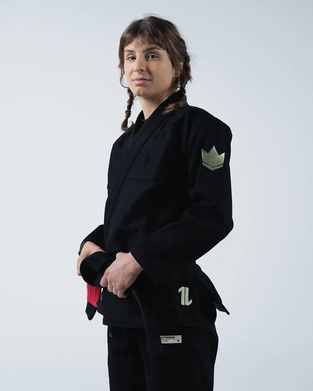 The ONE V2 Women's Jiu Jitsu Gi - Black - Image 13