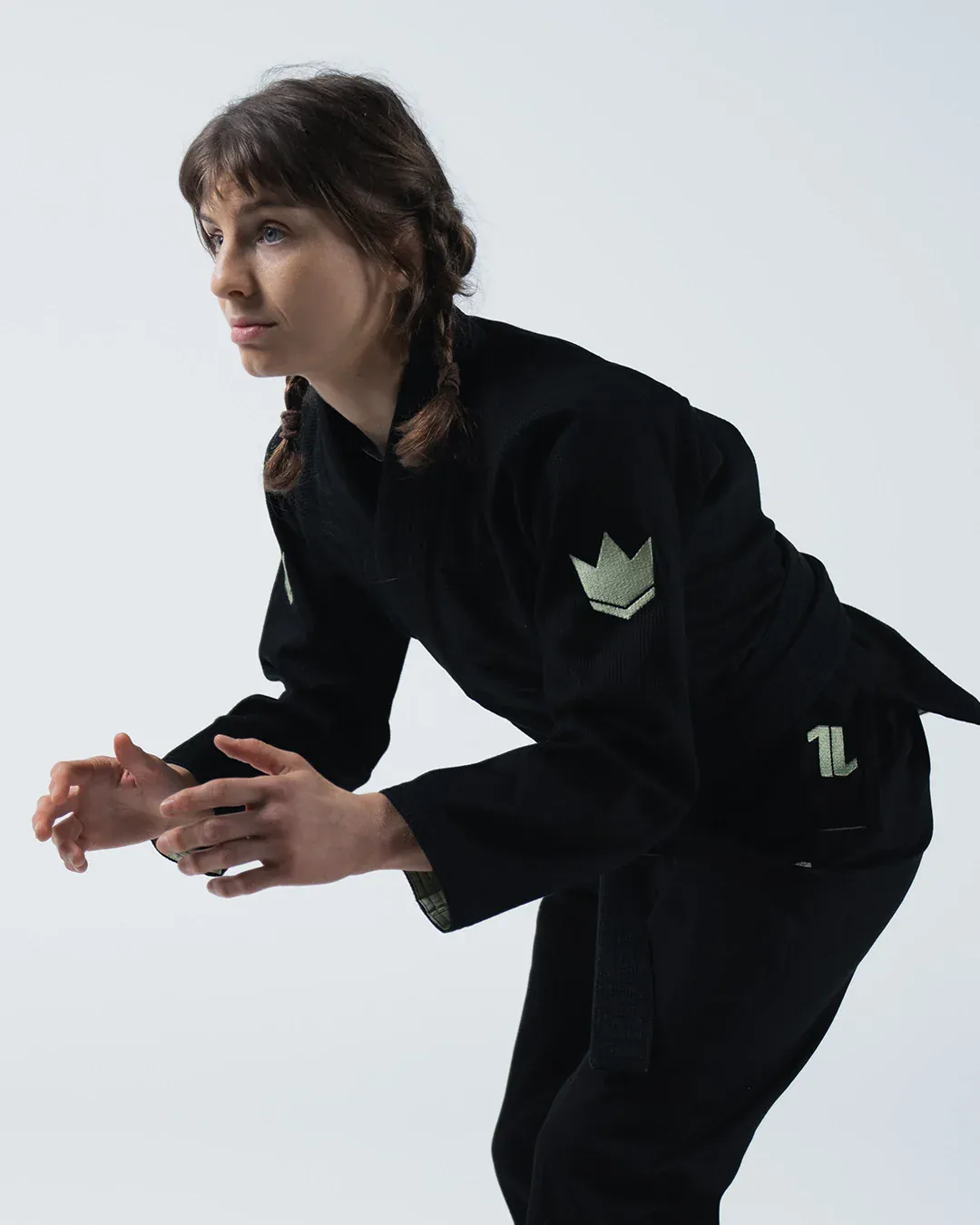 The ONE V2 Women's Jiu Jitsu Gi - Black - Image 15