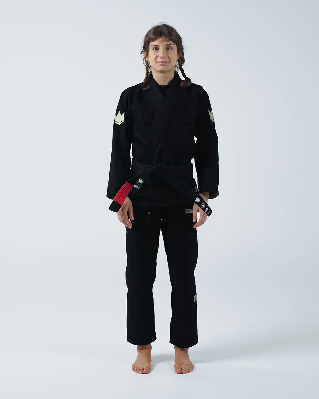 The ONE V2 Women's Jiu Jitsu Gi - Black - Image 3
