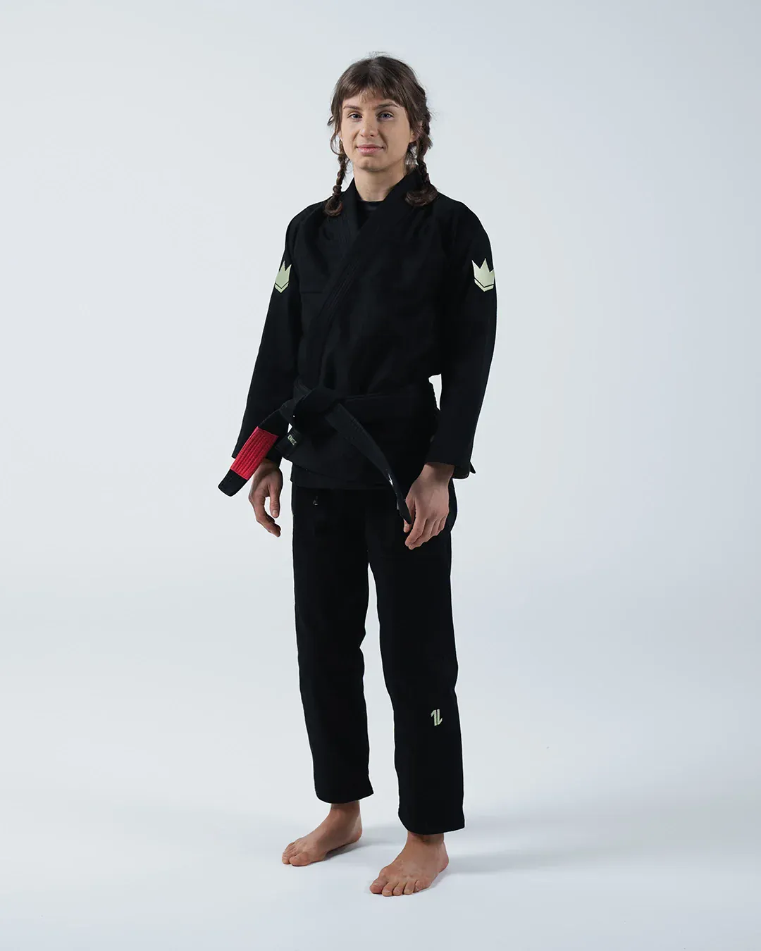 The ONE V2 Women's Jiu Jitsu Gi - Black - Image 4