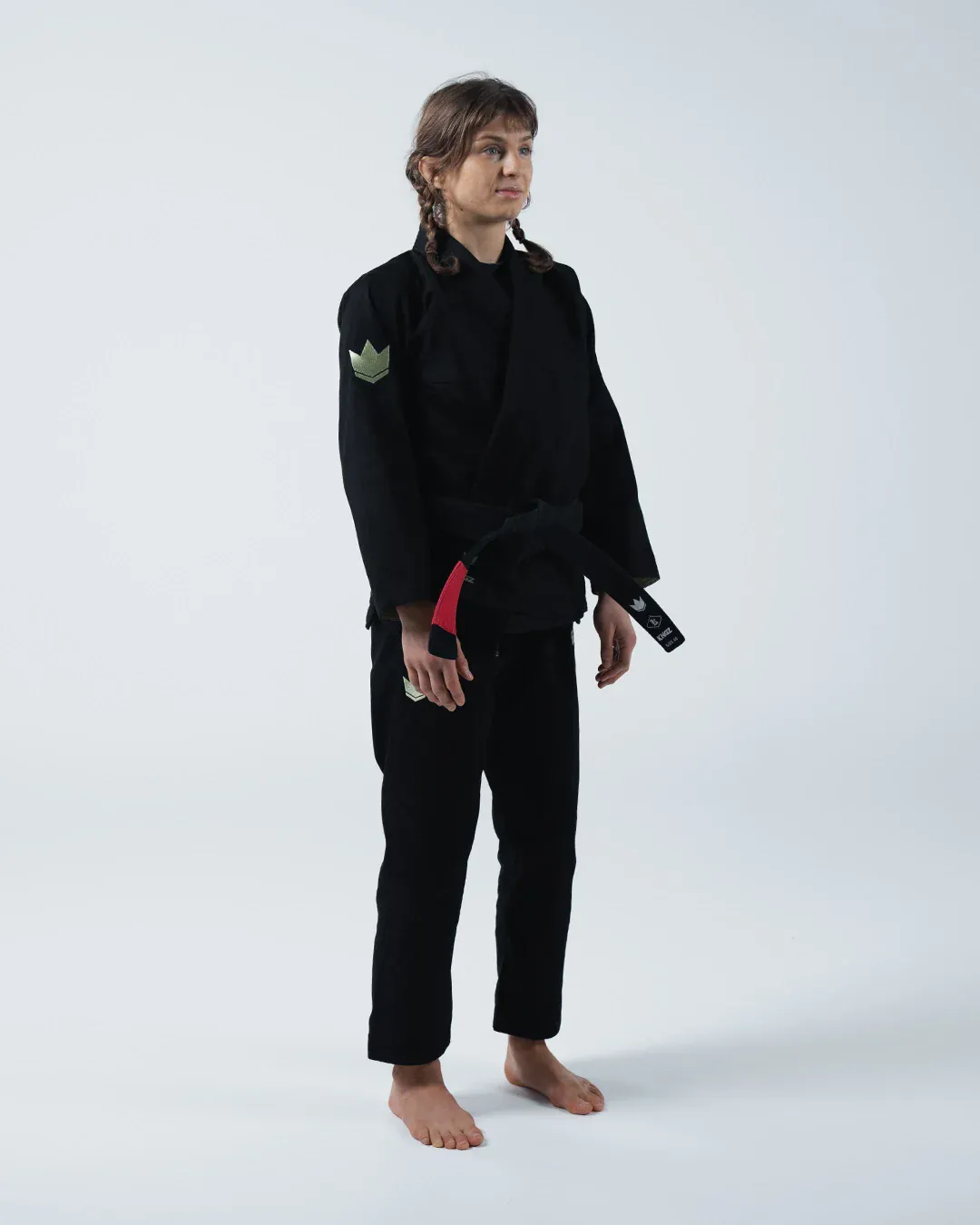 The ONE V2 Women's Jiu Jitsu Gi - Black - Image 8